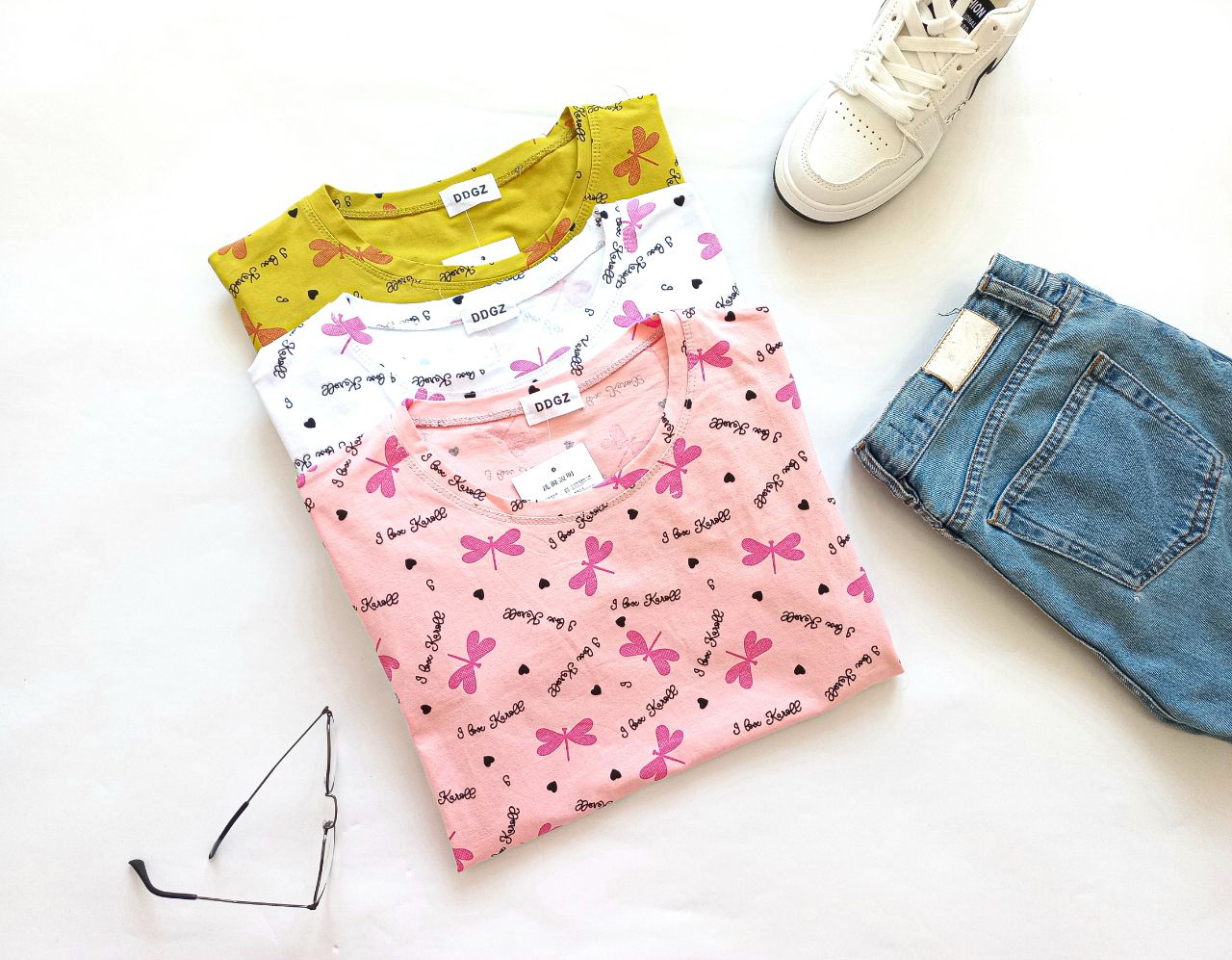 تیشرت زنانه DDGZ کد 16