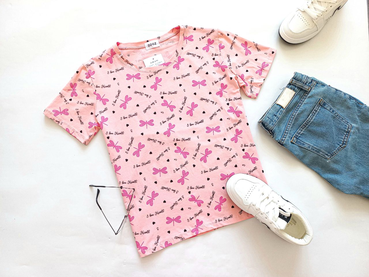 تیشرت زنانه DDGZ کد 16