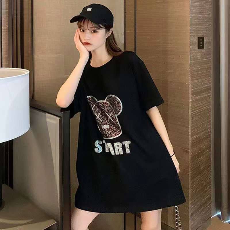 تی شرت ژورنالی زنانه کد 224