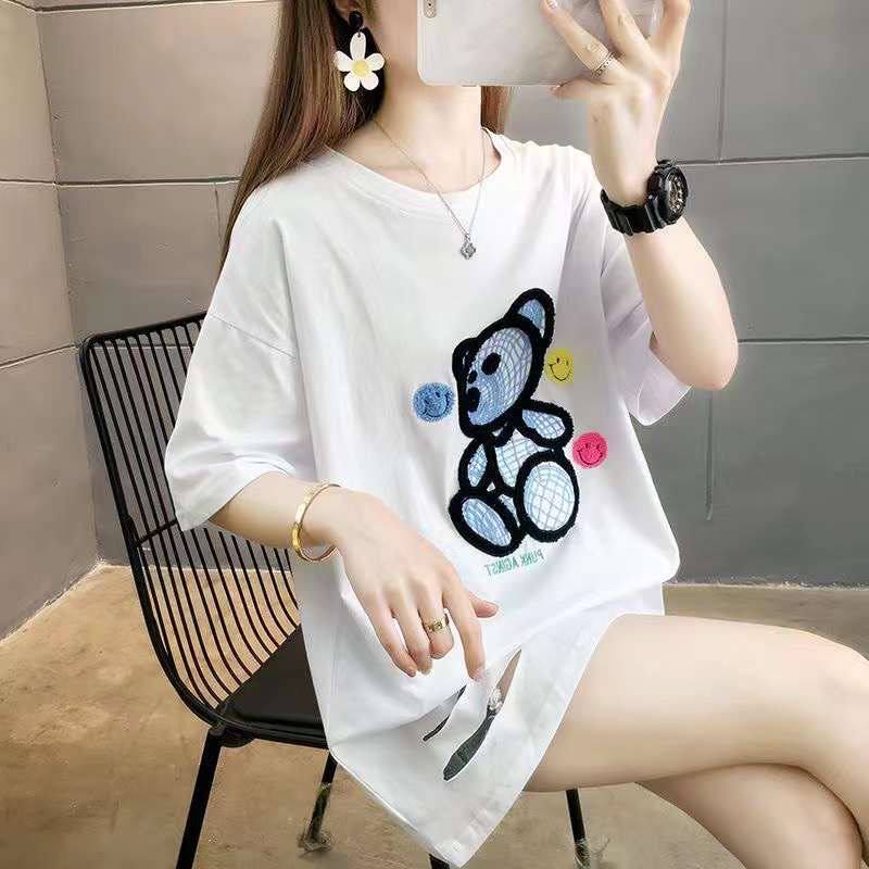 تی شرت ژورنالی زنانه کد 225