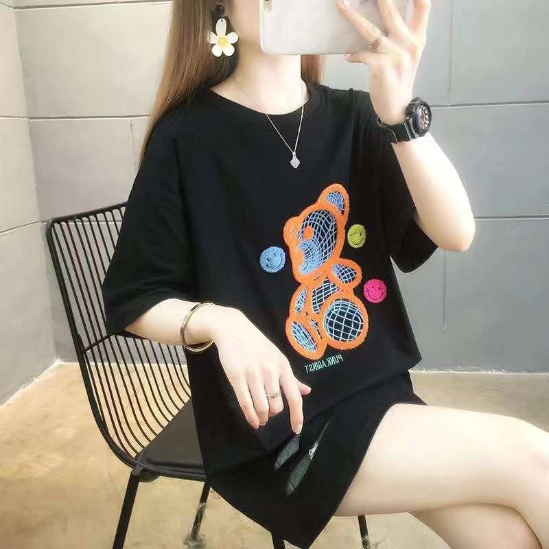 تی شرت ژورنالی زنانه کد 225