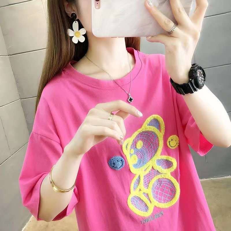 تی شرت ژورنالی زنانه کد 225