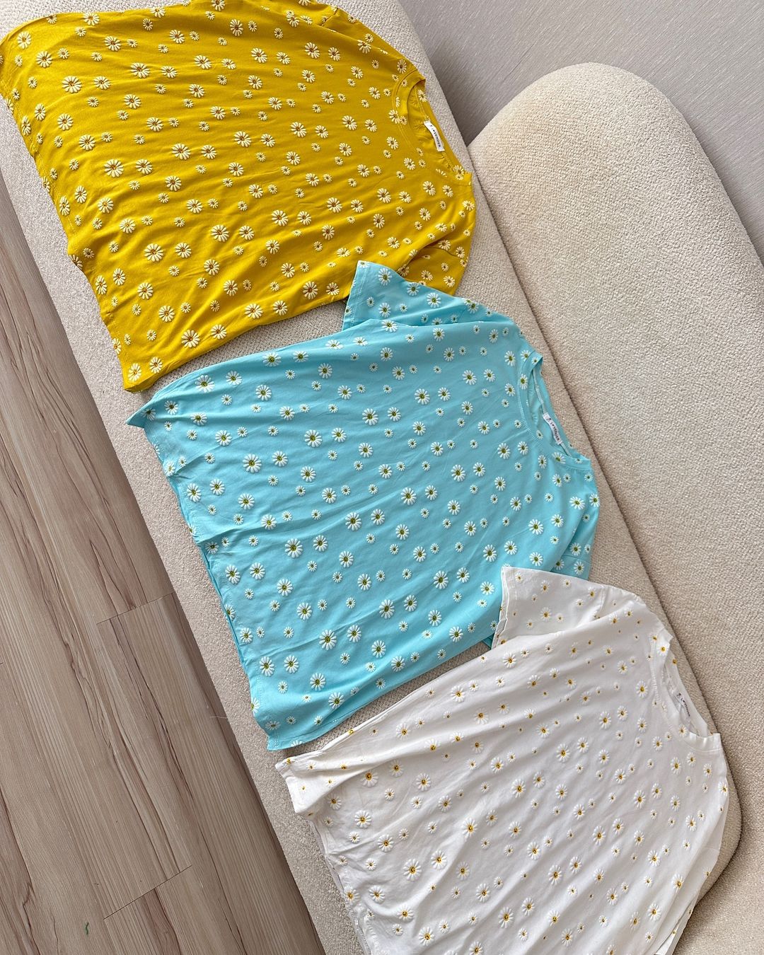 تیشرت نخ پنبه چاپی زنانه LOVENDER کد 468