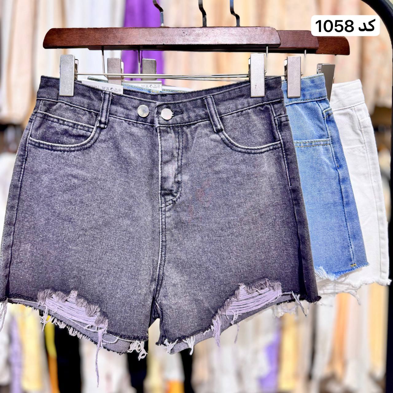 شرتک جین دخترانه / زنانه کد 1058