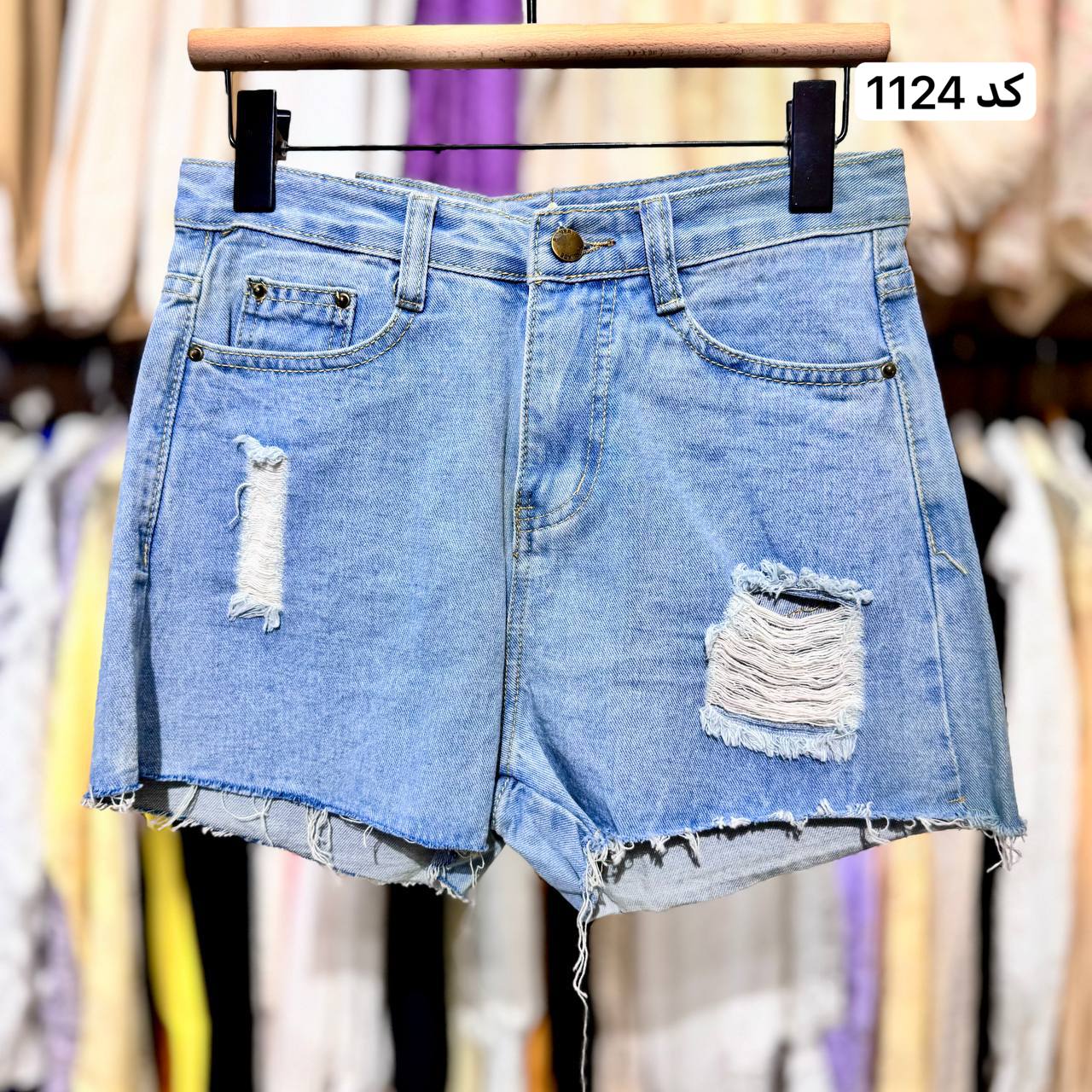 شرتک جین دخترانه / زنانه کد 1124