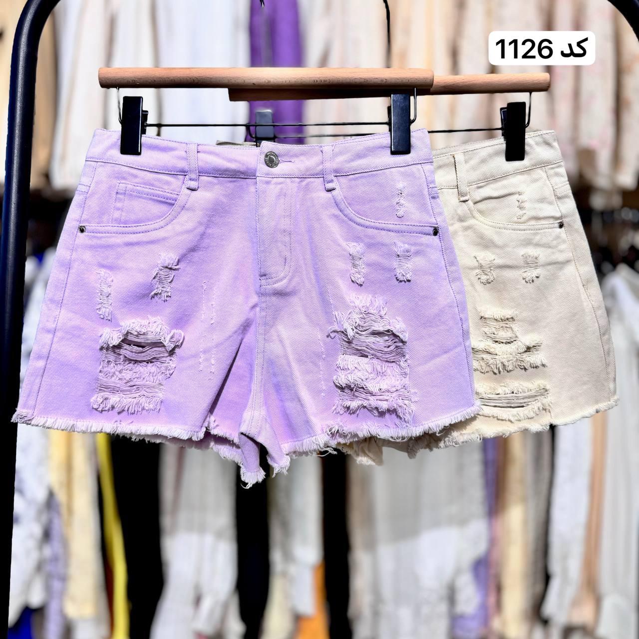 شرتک جین دخترانه / زنانه کد 1126