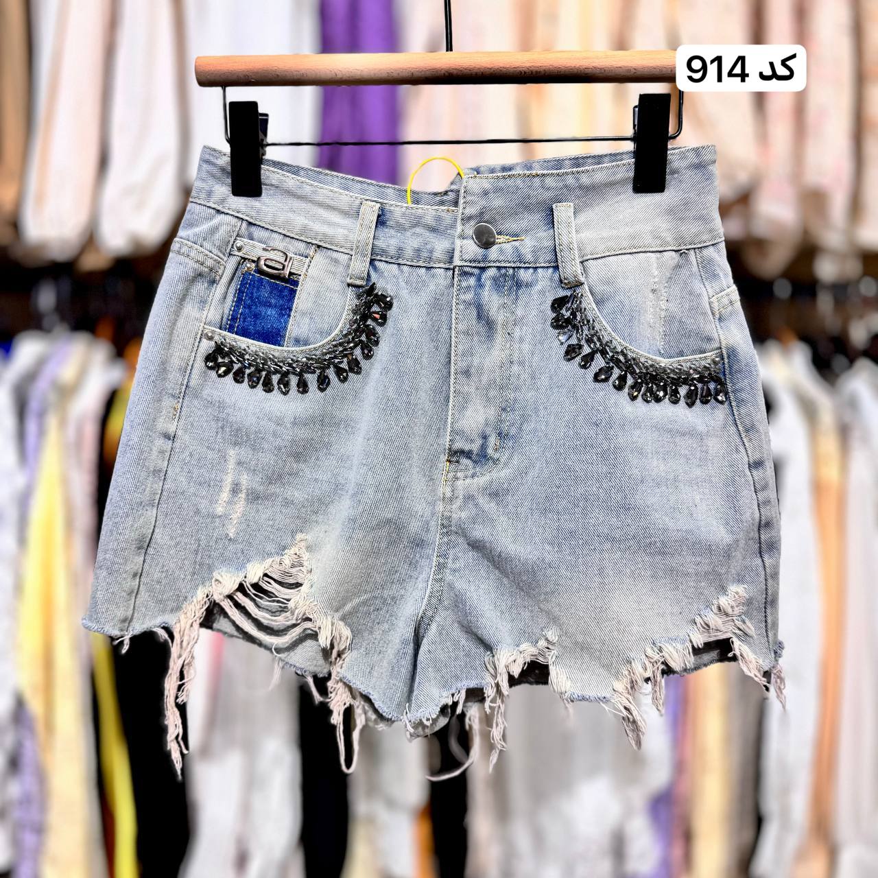 شرتک جین دخترانه / زنانه کد 914