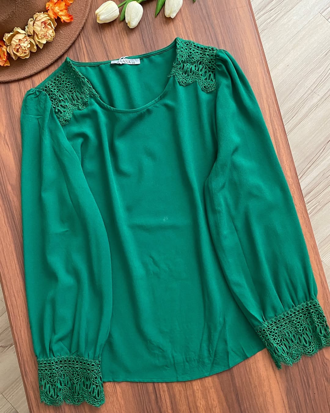کراپ تاپ مجلسی زنانه وارداتی ZAANA کد 423