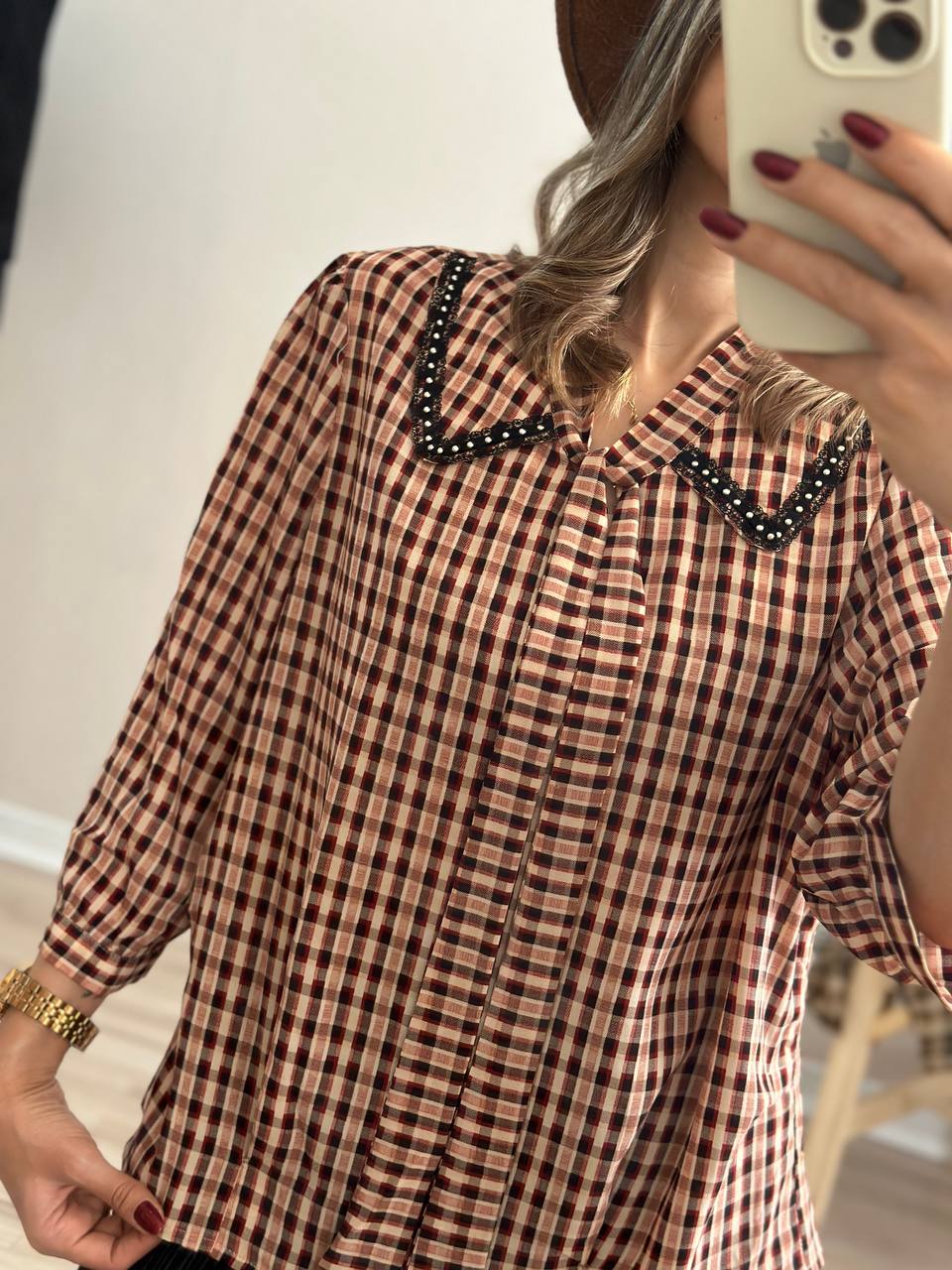 شومیز حریر کد 356