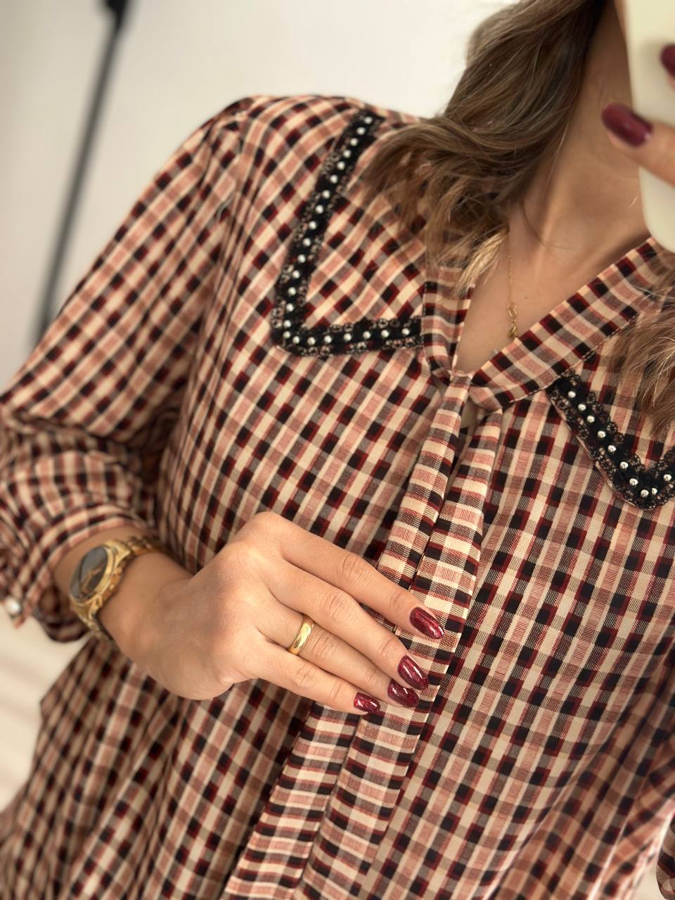 شومیز حریر کد 356