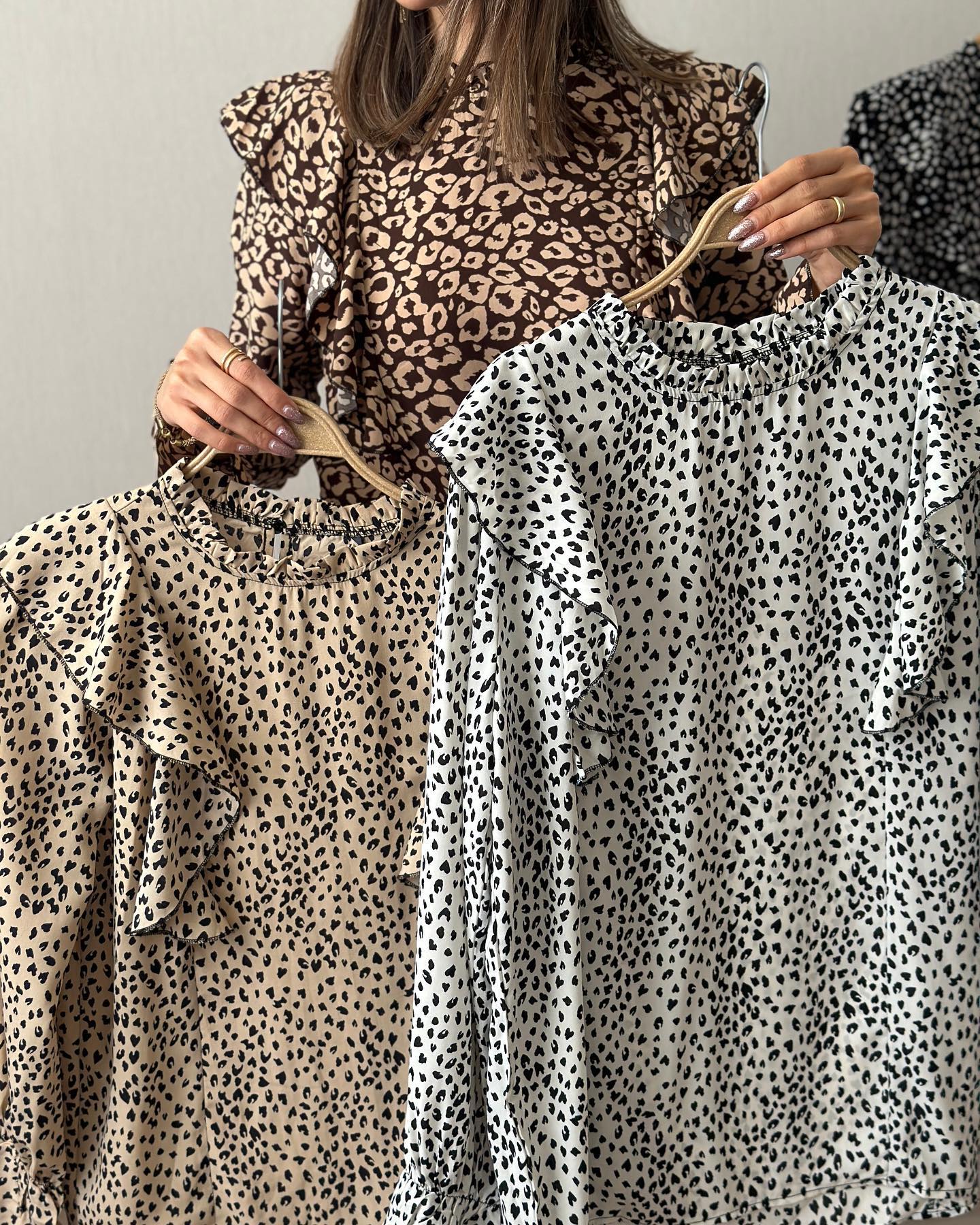  شومیز راه پلنگی زنانه shein کد 216