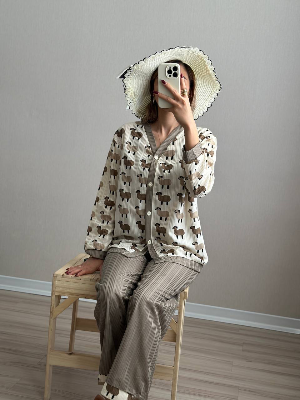 ست بلوز و شلوار زنانه کد 597