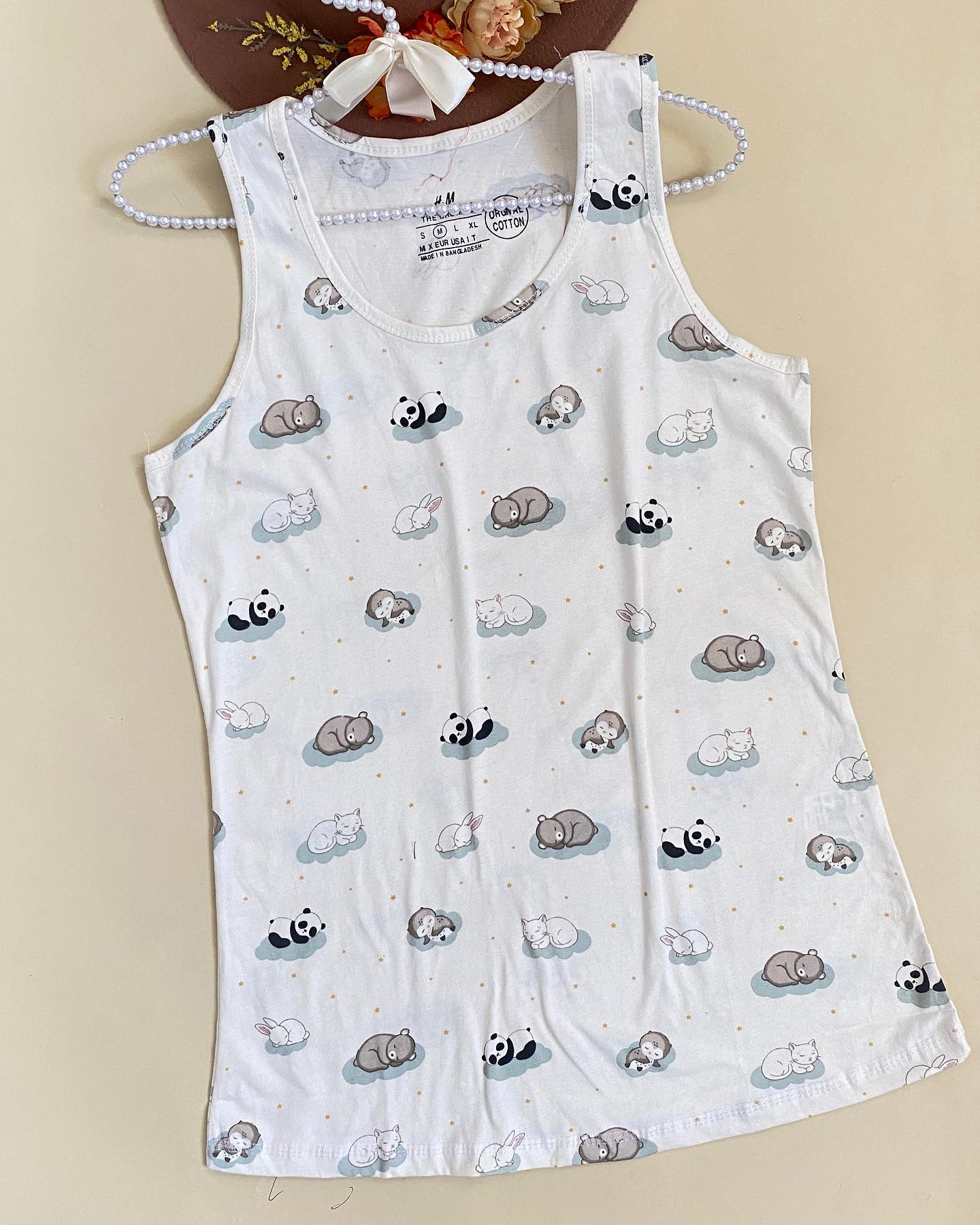 تاپ H&M اورجینال کوتون کد 44