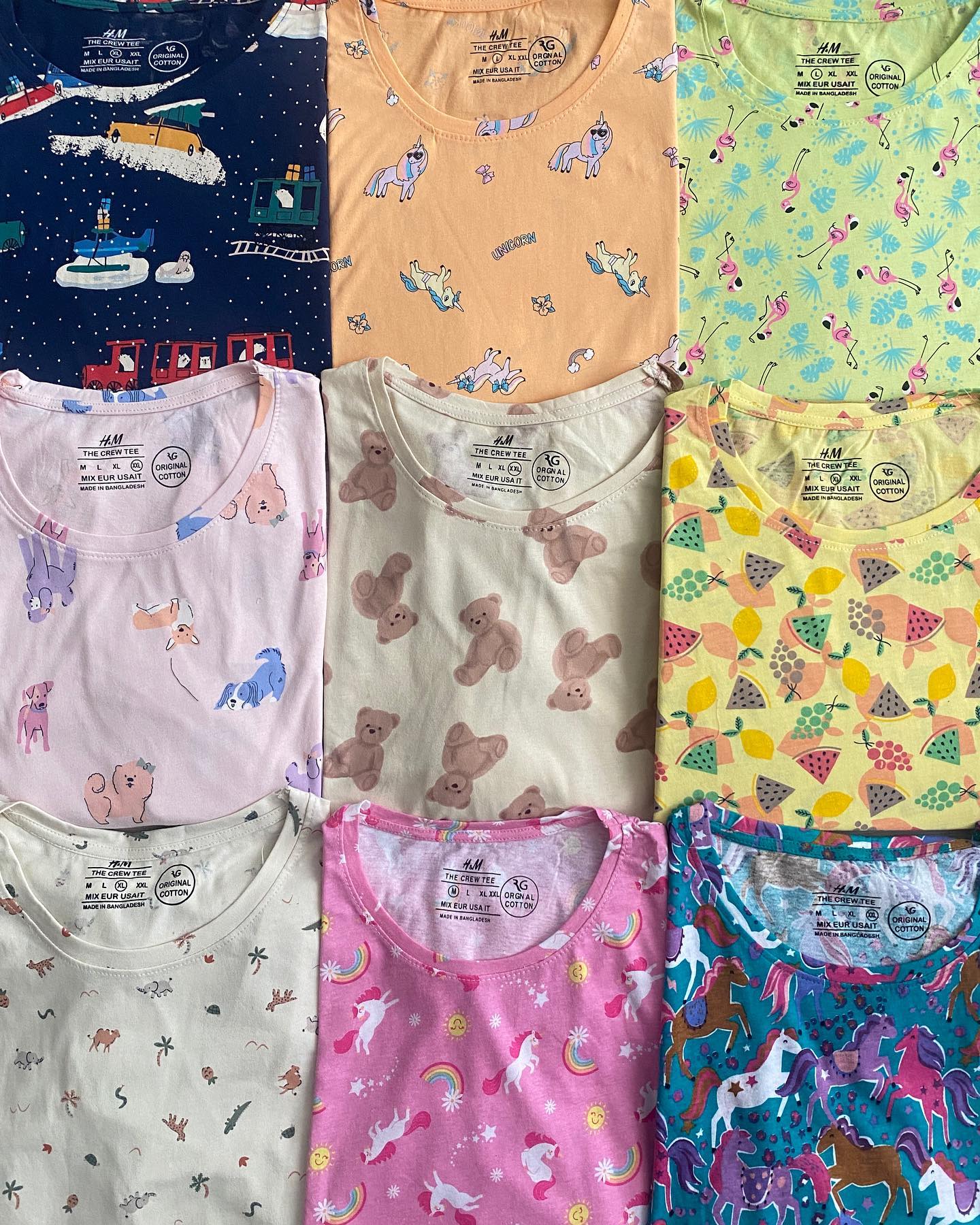 ست بلوز و شلوار زنانه H&M اورجینال کوتون کد 40