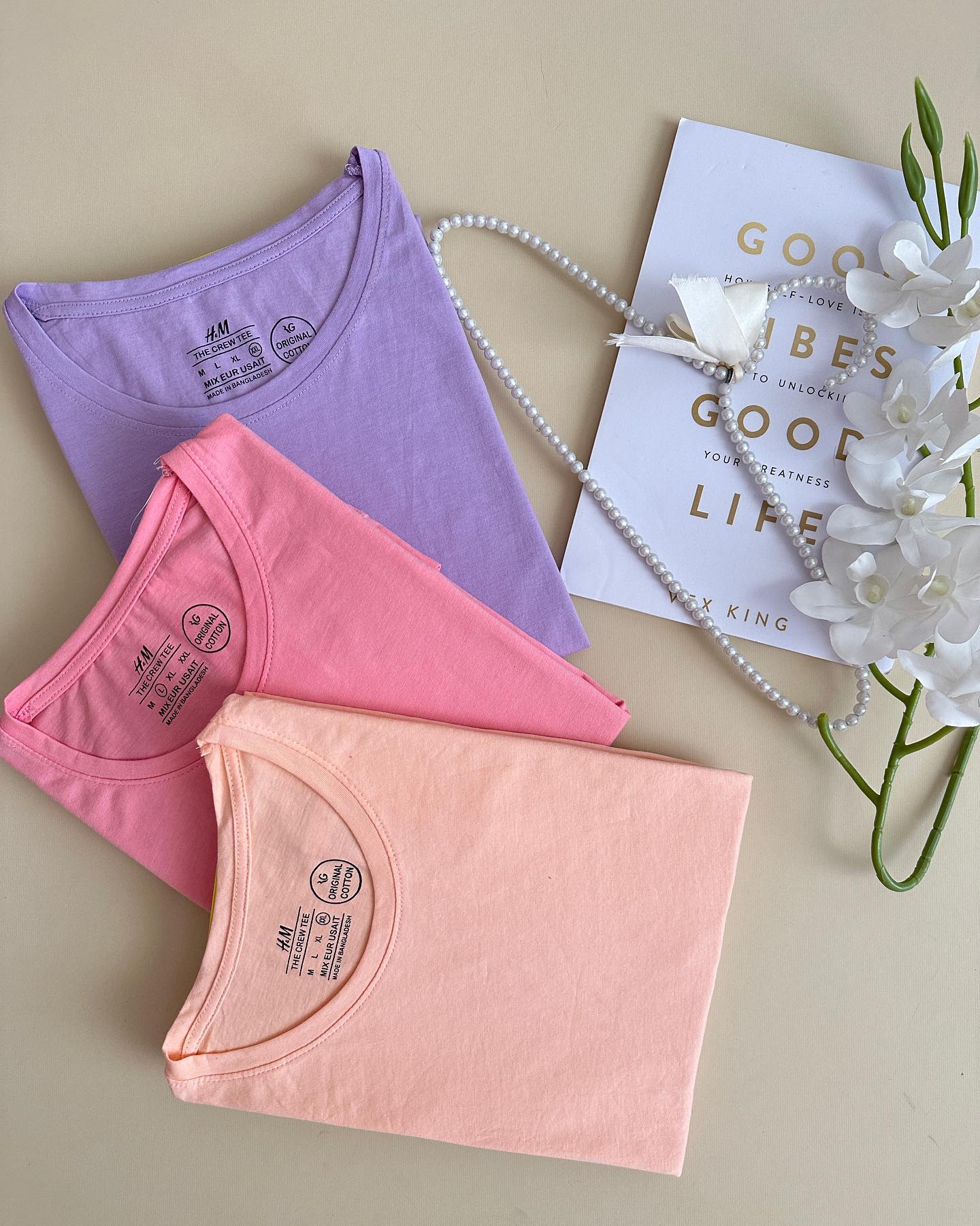 ست بلوز و شلوار ساده بهاره h&m original cotton کد 34