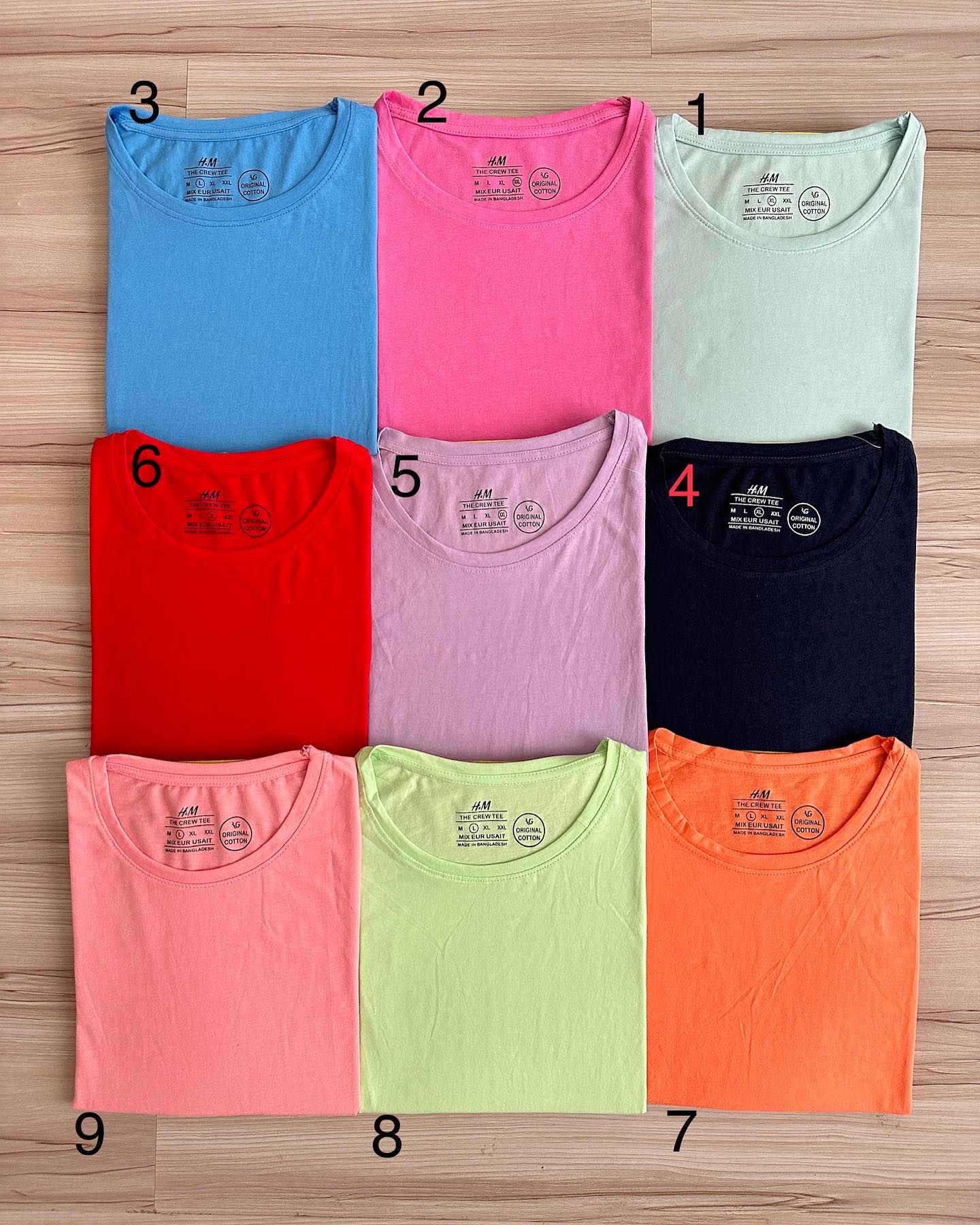 ست بلوز و شلوار ساده بهاره h&m original cotton کد 34